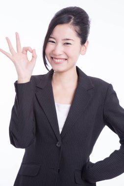 kadın iyi bir jest yapma