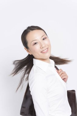 Asyalı genç iş kadını