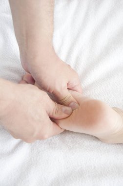 kadın Başlarken Ayak Masaj