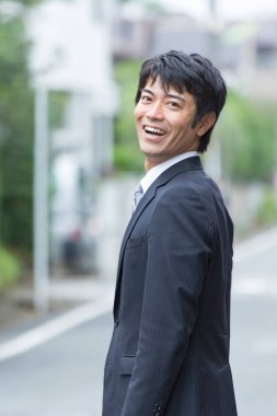 Japon işadamı portresi