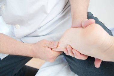 kadın Başlarken Ayak Masaj