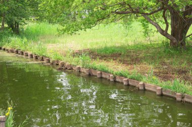 Gündüz vakti park halindeki nehir