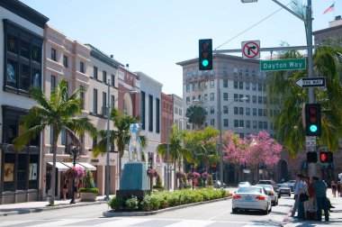 Beverly Hills, California, ABD 'deki Rodeo Drive, Beverly Wilshire' ın önde gelen binaları, A Four Seasons Hotel