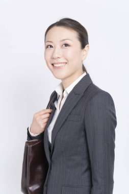 iş kadını gülümseyen portresi