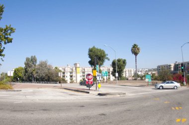 Şehirdeki otoyol manzarası