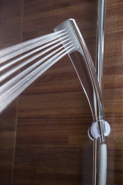 Duş başlığı yakın çekim