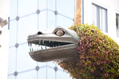 Karmaşık detaylarla süslenmiş dış mekan, Asya