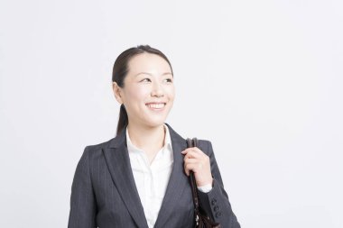 genç iş kadını portresi kapatmak