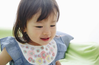 Asyalı çocuk kız portresi