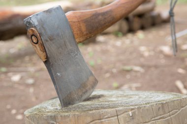 Bir kütüğe baltayla yaklaş 