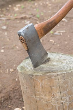 Bir kütüğe baltayla yaklaş 