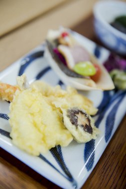 Japon geleneksel yemeklerine yakın çekim