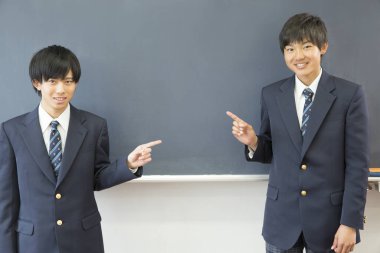 Okulda genç öğrenciler