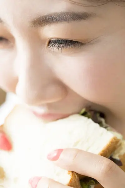 맛있는 샌드위치를 아시아의 — 스톡 사진