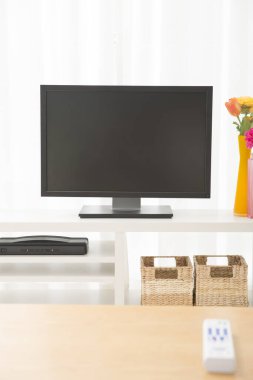 Tv ile modern oturma odası iç