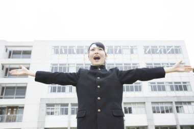 Japon okulunun amigoluk takımı lideri.