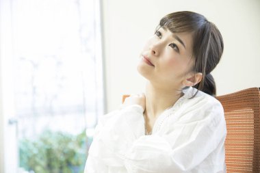 genç güzel kadın rahatlatıcı