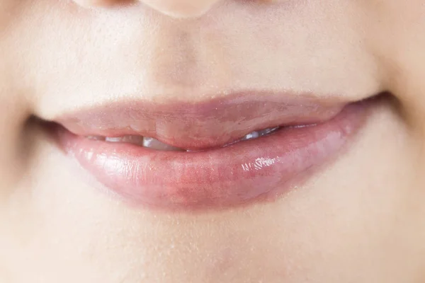 Close Woman Lips — Stock Photo, Image