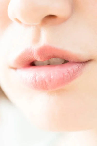 Close Female Mouth — Stock Photo, Image