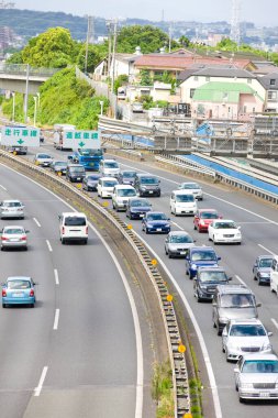 Japonya 'da trafik sıkışık.