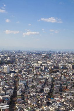 Tokyo City 'nin gündüz görüntüsü.
