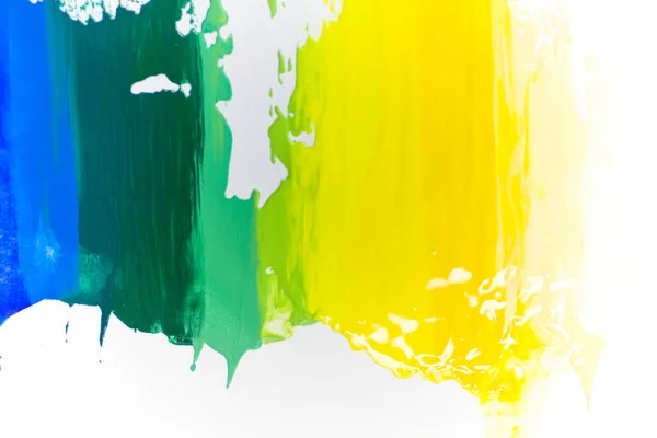 Abstracto Colorido Óleo Pinceladas Sobre Lienzo —  Fotos de Stock