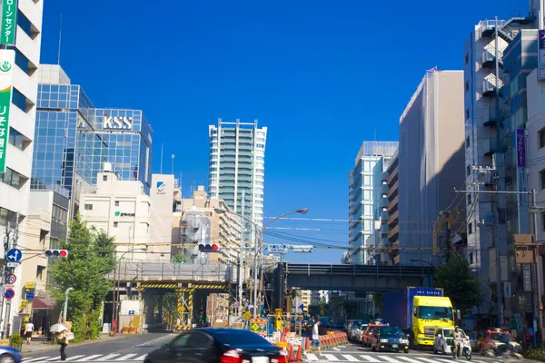 Edificios Modernos Ciudad Tokio Japón — Foto de Stock