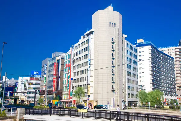 Modern Épületek City Tokyo Japán — Stock Fotó