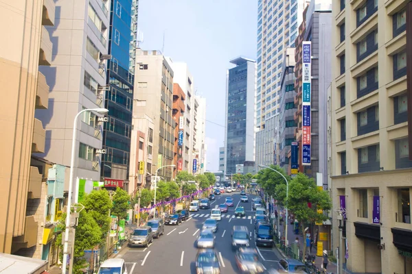 View Traffic Asian City — Stock Photo, Image
