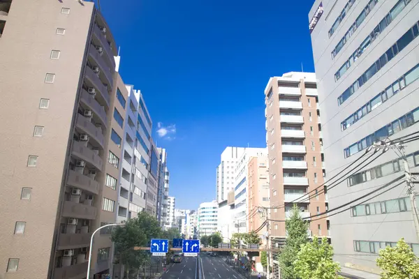 Edifici Moderni Nella Città Tokyo Giappone — Foto Stock