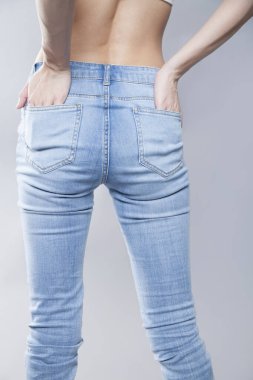 arka plan kadın bacakları kot pantolon içinde