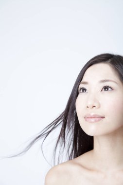 Güzel Asyalı kadın portresi, Stüdyo Çekimi