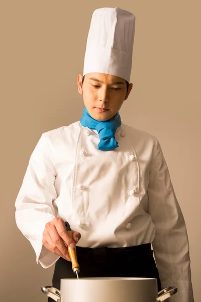 아시아 요리사 클로즈업 — 스톡 사진