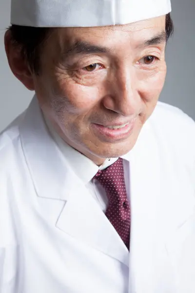 Portret Japońskiego Szefa Kuchni — Zdjęcie stockowe