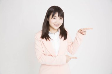 Asyalı kadın yukarı dönük