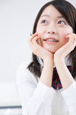 bir genç kadın öğrenci portresi 