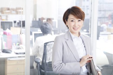 Office Asya iş kadını