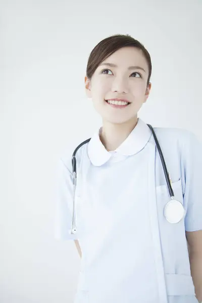 Portret Azjatki Kobieta Lekarz — Zdjęcie stockowe