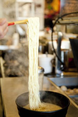 Geleneksel Asya yemekleri yakın çekim