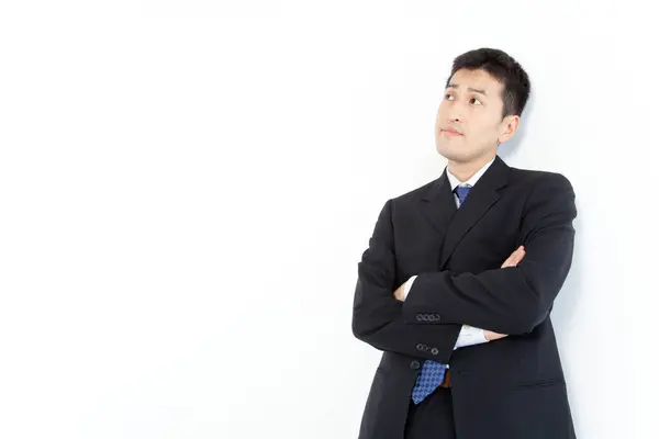 Young Man Thinking Isolated White Background — Stock Photo, Image