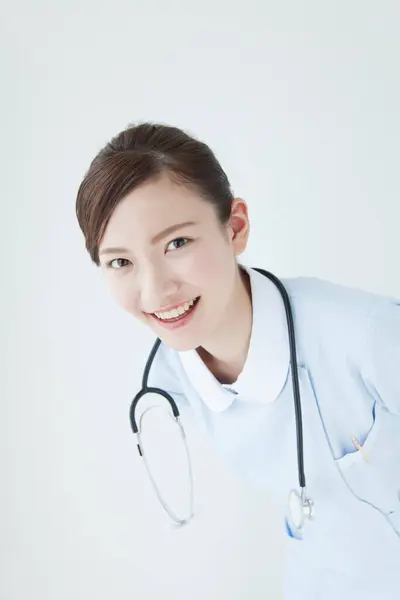 Retrato Asiático Mulher Médico — Fotografia de Stock
