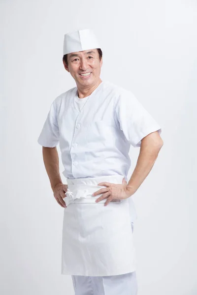 Portrait Japanese Chef — Stock Photo, Image
