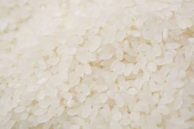 Beyaz pirinç tohumlarının arkaplanını kapat 