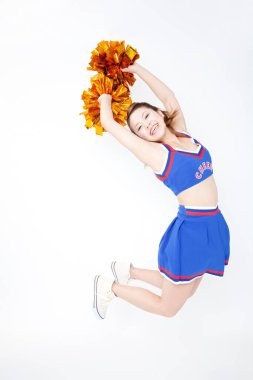 Beyaz tenli Asyalı amigo kız.