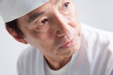 Japon Şef portresi  