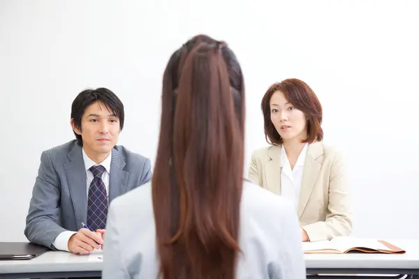 Japonští Podnikatelé Pracují Společně Úřadu Koncepce Obchodní Schůzky — Stock fotografie