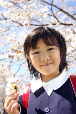 Şirin Asyalı Kız portresi kapatın