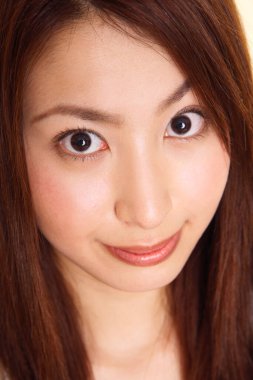 çok güzel bir Japon kadın portresi