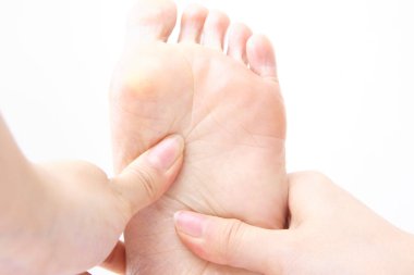 kadın alıcı Ayak Masaj