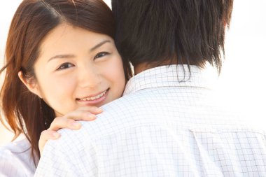 Genç Japon çiftin doğal bir geçmişi var.